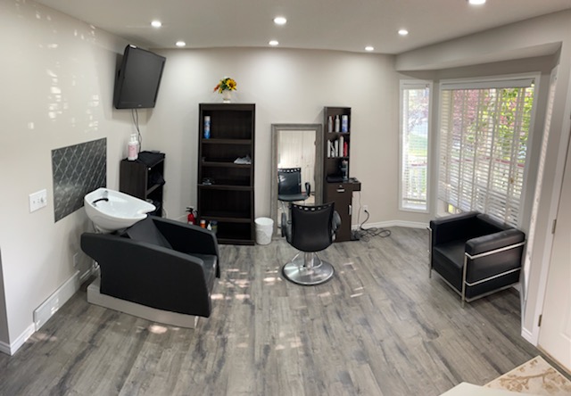 True Colours Hair Studio Calgary studio inside
